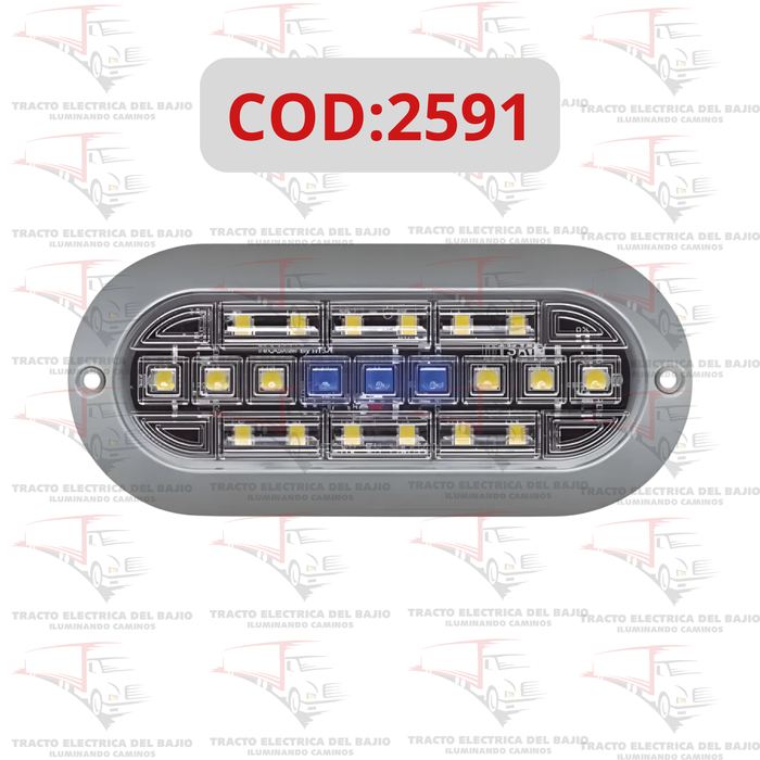 Plafón ovalado COD 2591